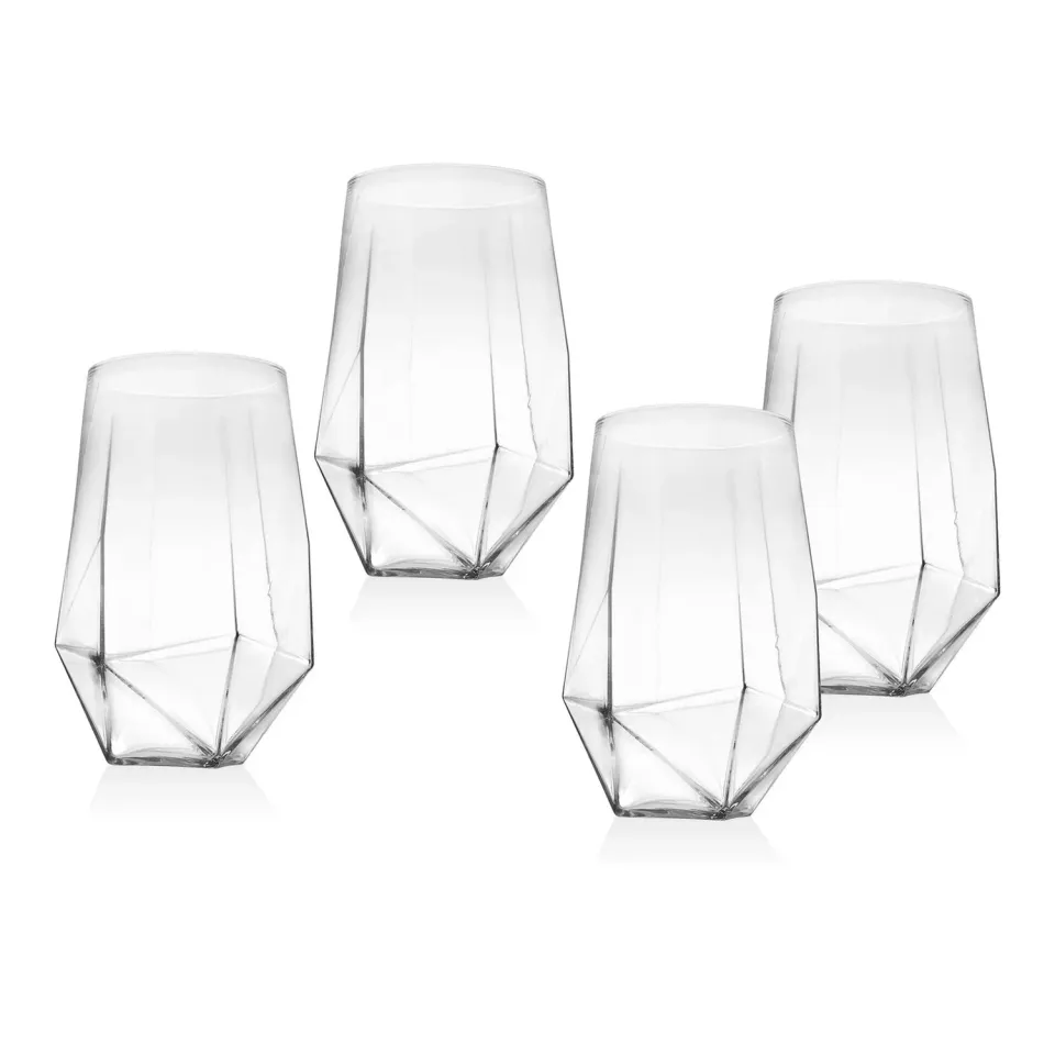 Godinger Isla highball glas 4 stk facetslebet 710 ml