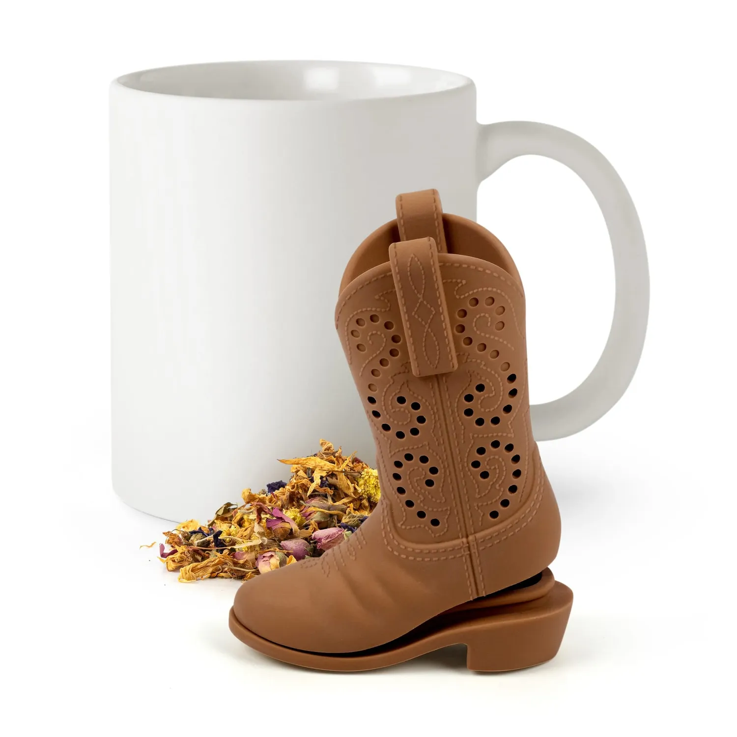 Fred & Friends Tea-Haw støvle teinfuser silikone