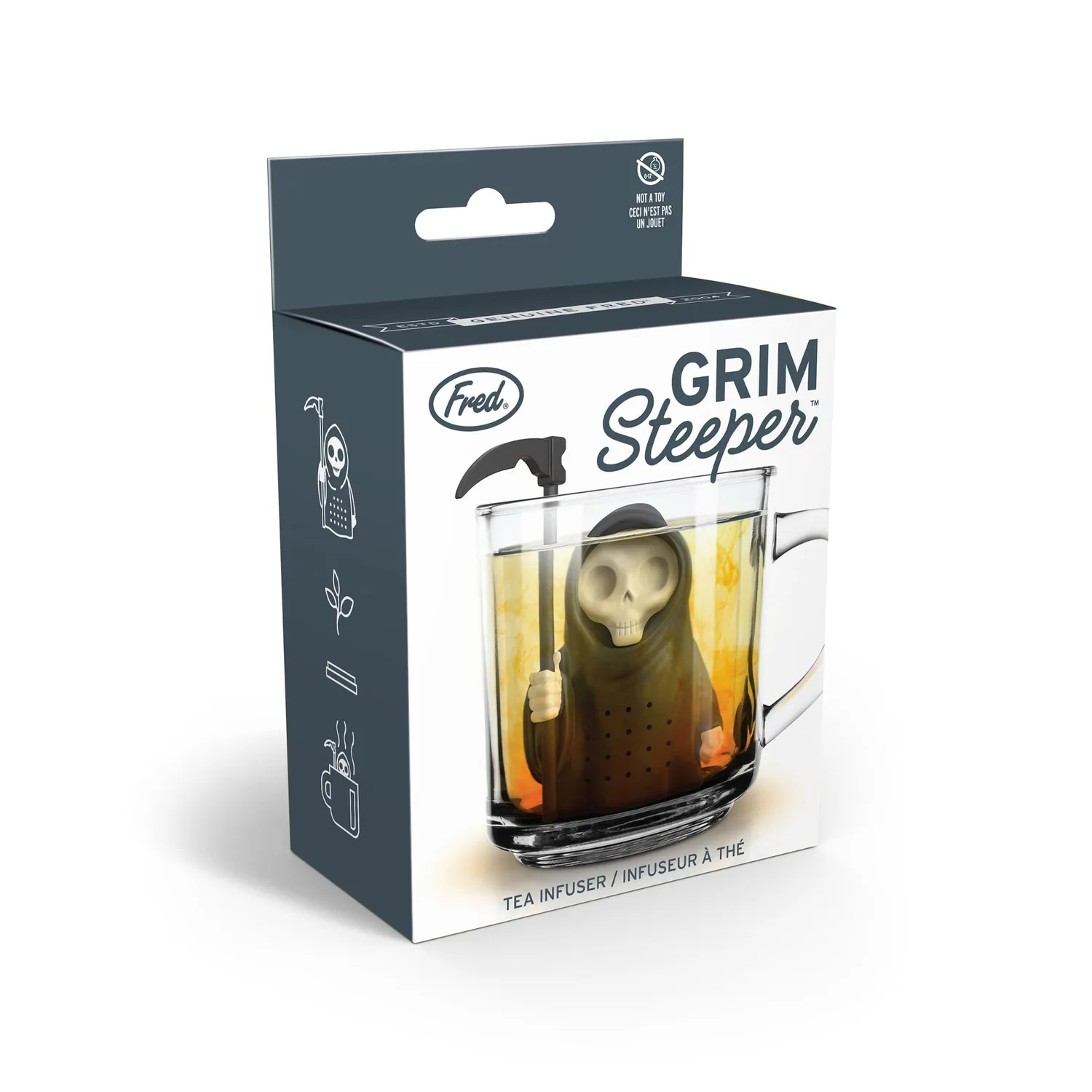 Fred Grim Steeper teinfuser silikone mand med le