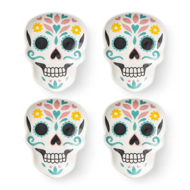 Godinger Sugar Skull forretstallerken 4 stk hvid