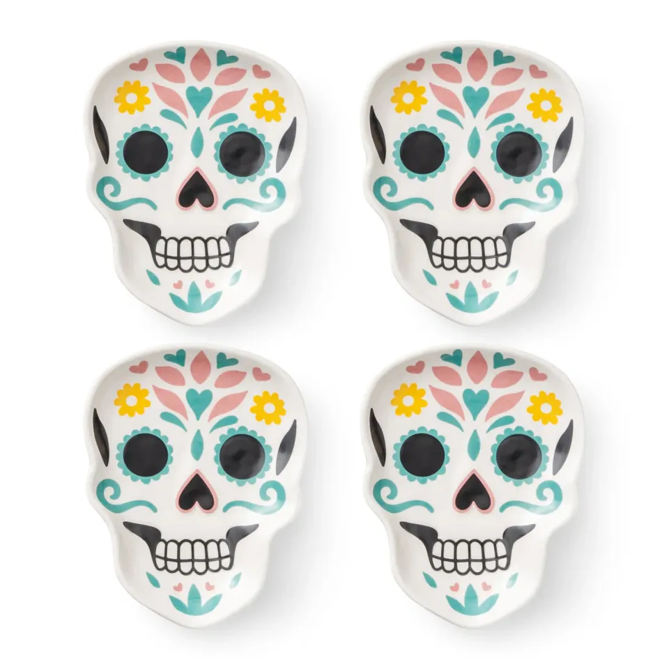 Godinger Sugar Skull forretstallerken 4 stk hvid
