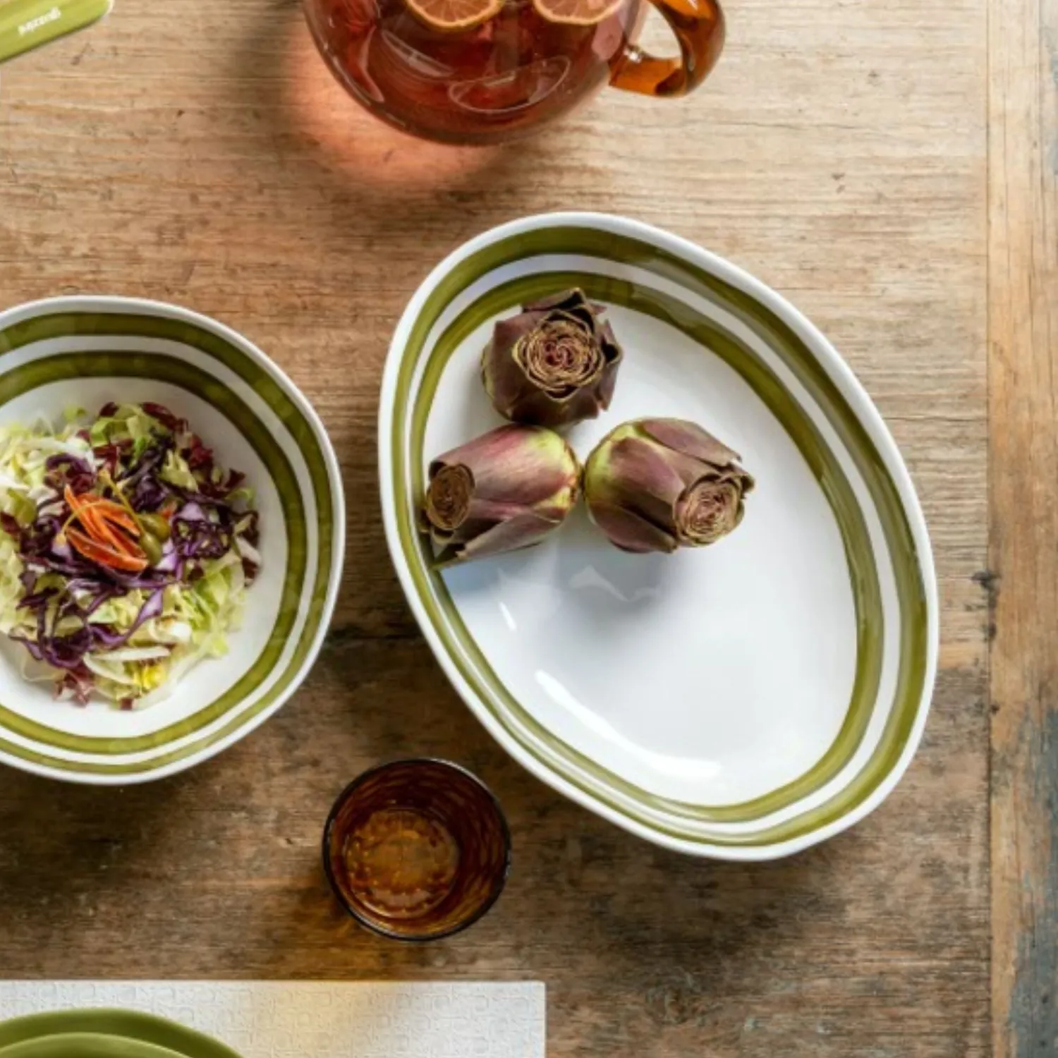 Guzzini Riviera risskål avocadogrøn