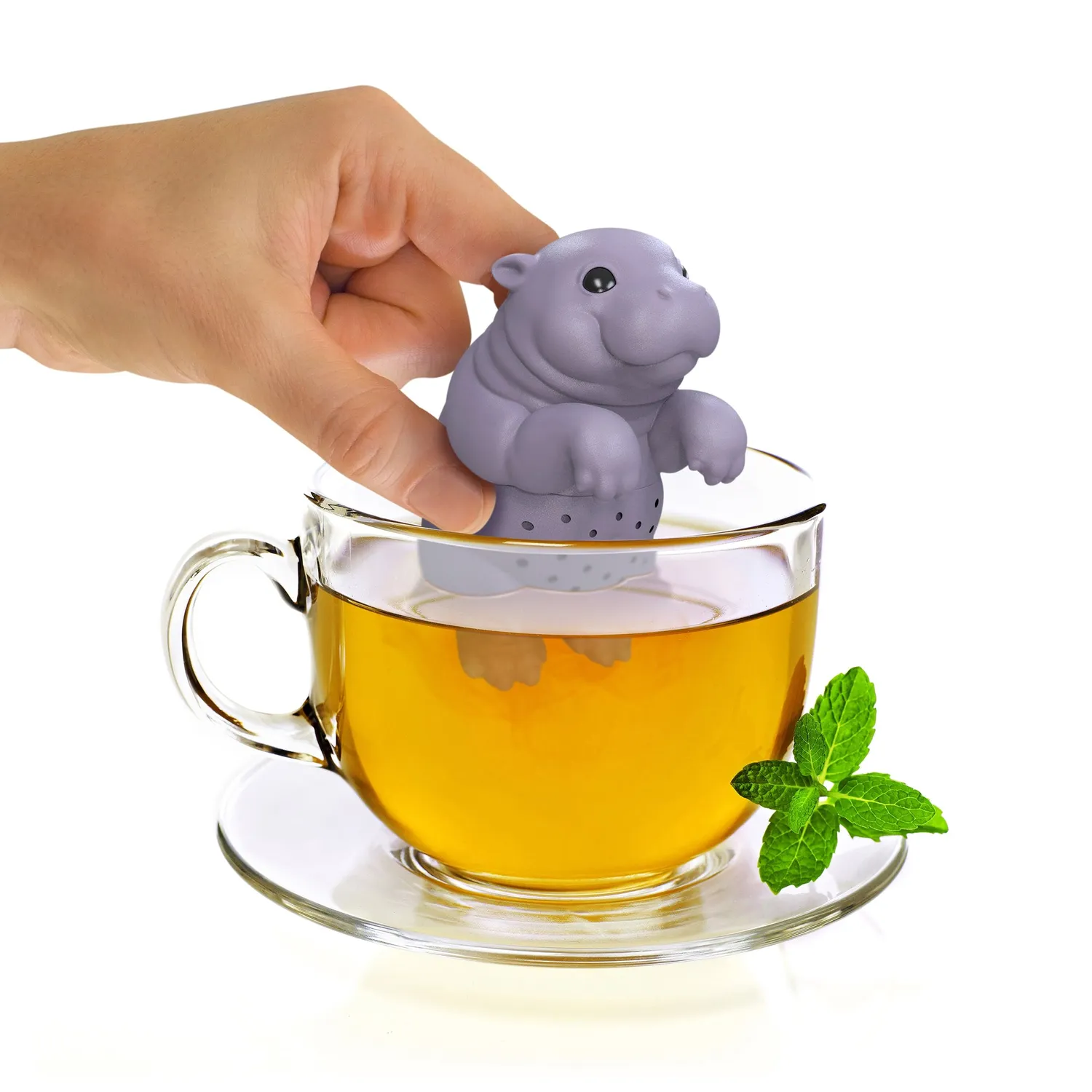 Fred & Friends Sipopotamus flodhest teinfuser silikone