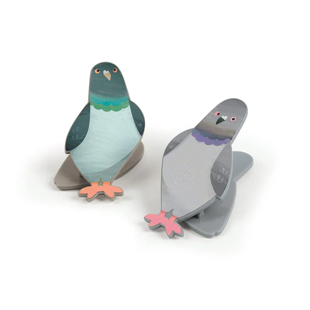 Fred Peckish poseklemmer duer 4 stk magnet