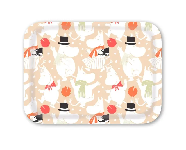 Opto Design Moomin Celebration bakke beige 27x20