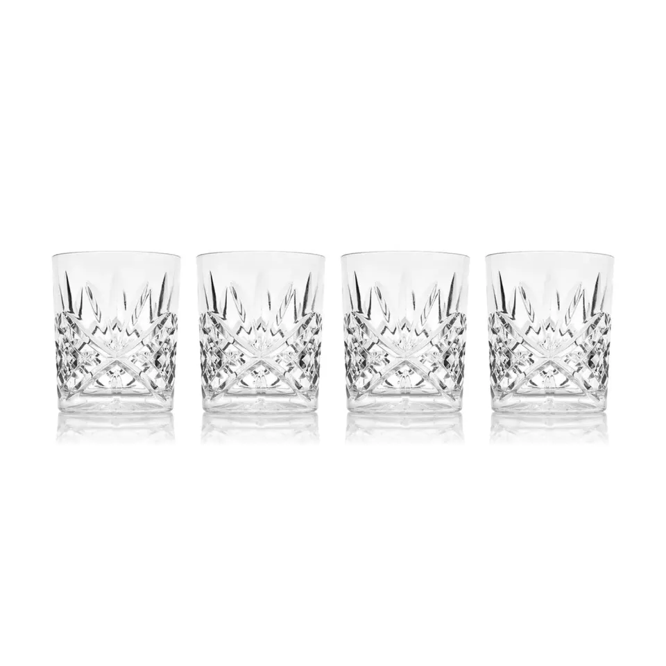 Godinger Dublin Double Old Fashion akrylglas 4 stk klar