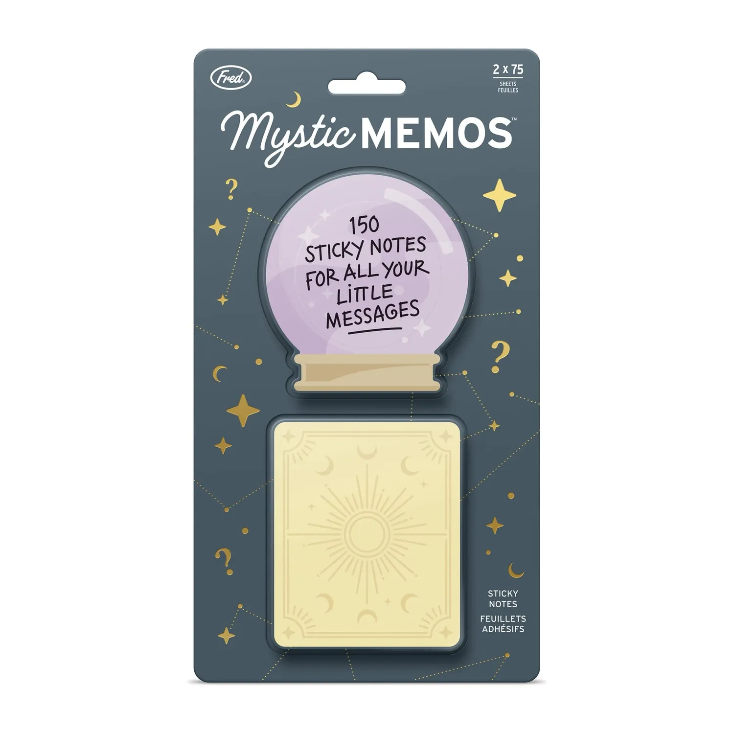 Fred Mystic Memos memoblokke 2-pak tarot og krystal