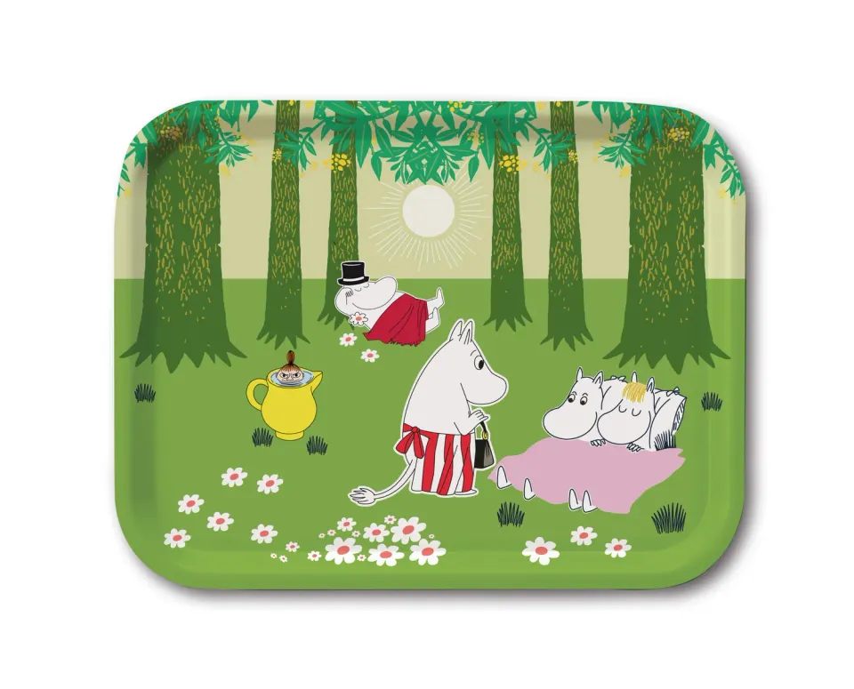 Opto Design Mumin Summer Green bakke 27x20 cm birkefiner