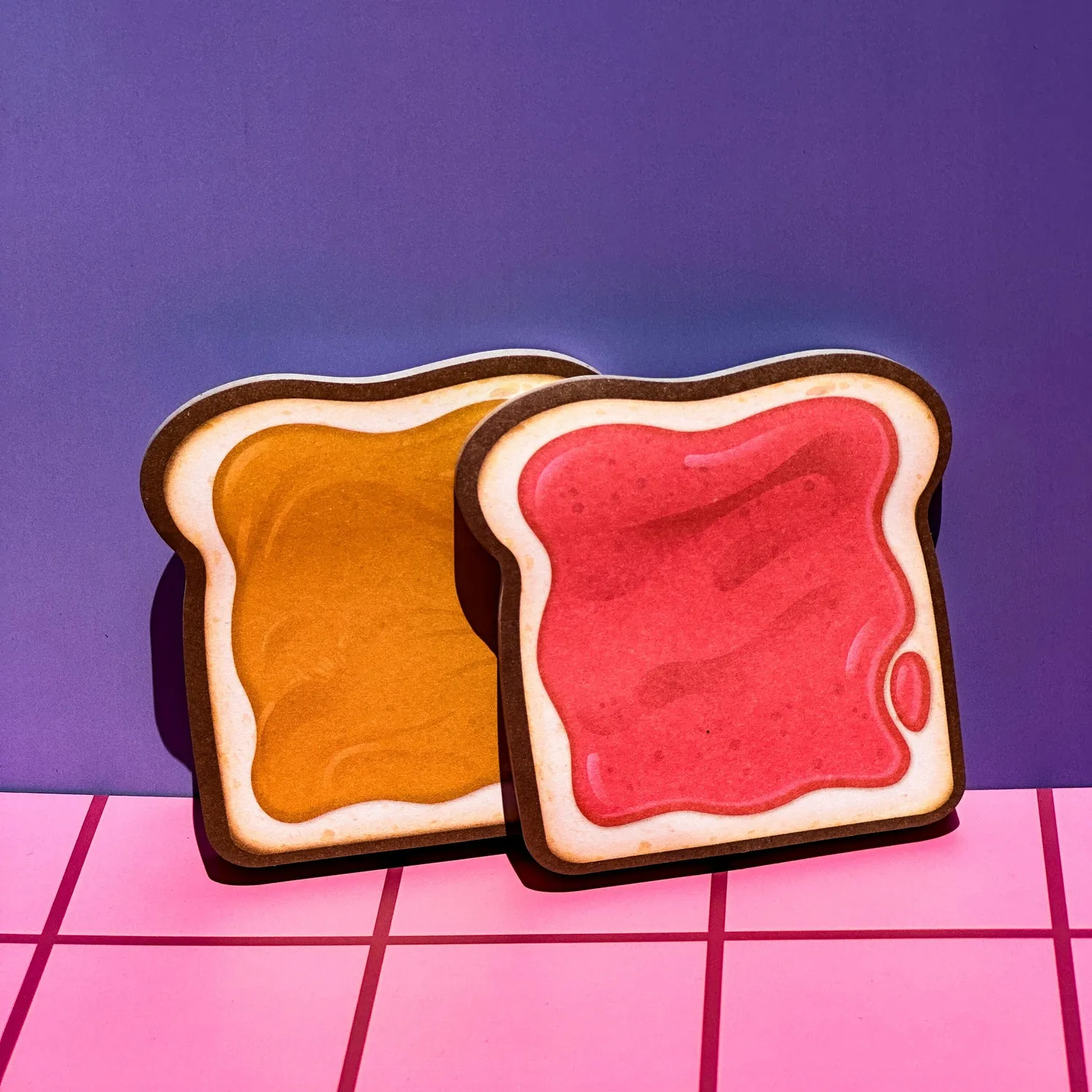 Fred Paper Jam sticky notes 2 blokke PB&J