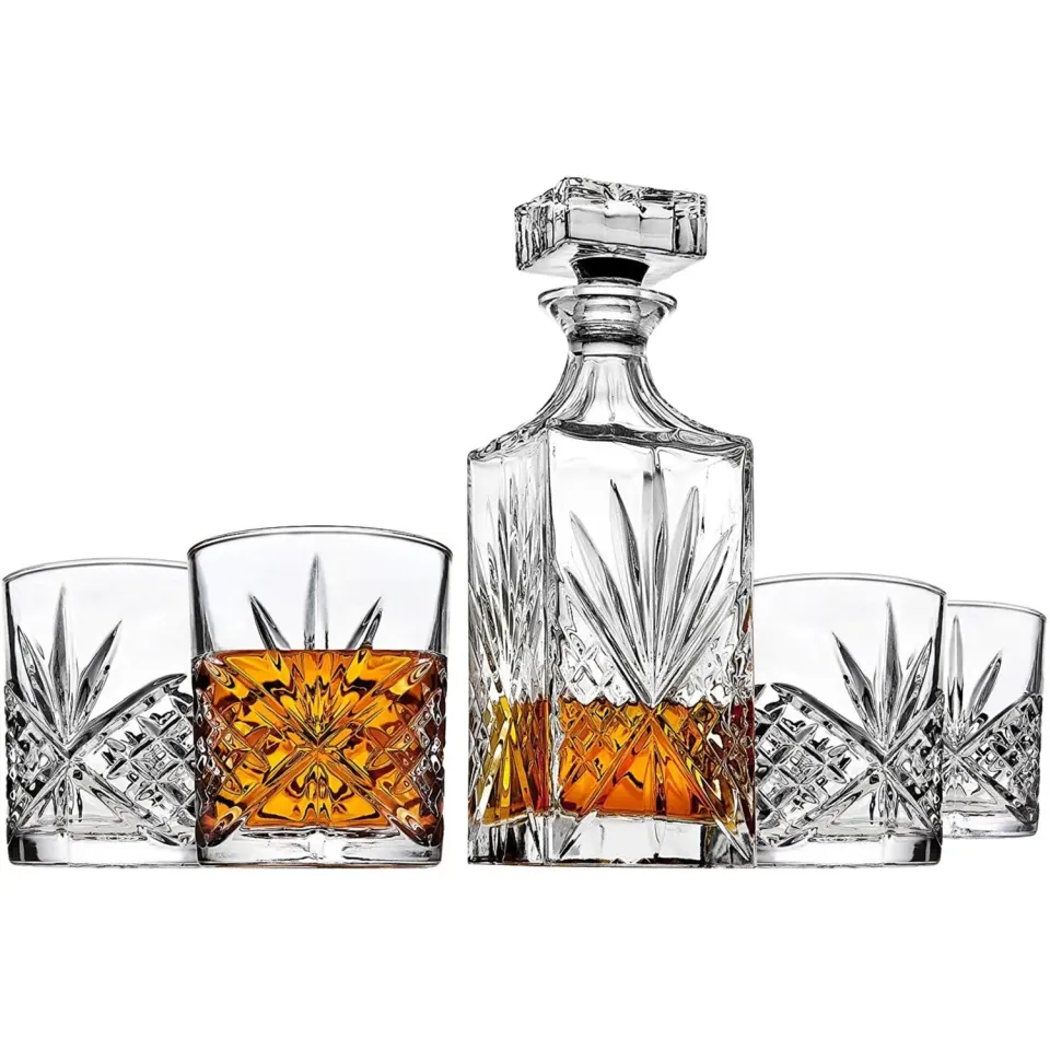 Godinger Dublin whiskysæt 5 dele krystal 30 oz