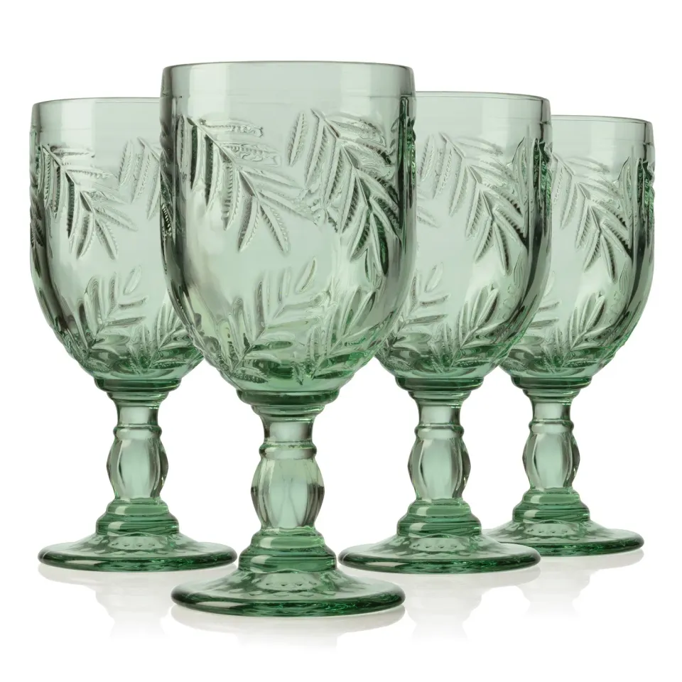 Godinger Bali Goblet vinglas 4 stk grøn palme 30 cl