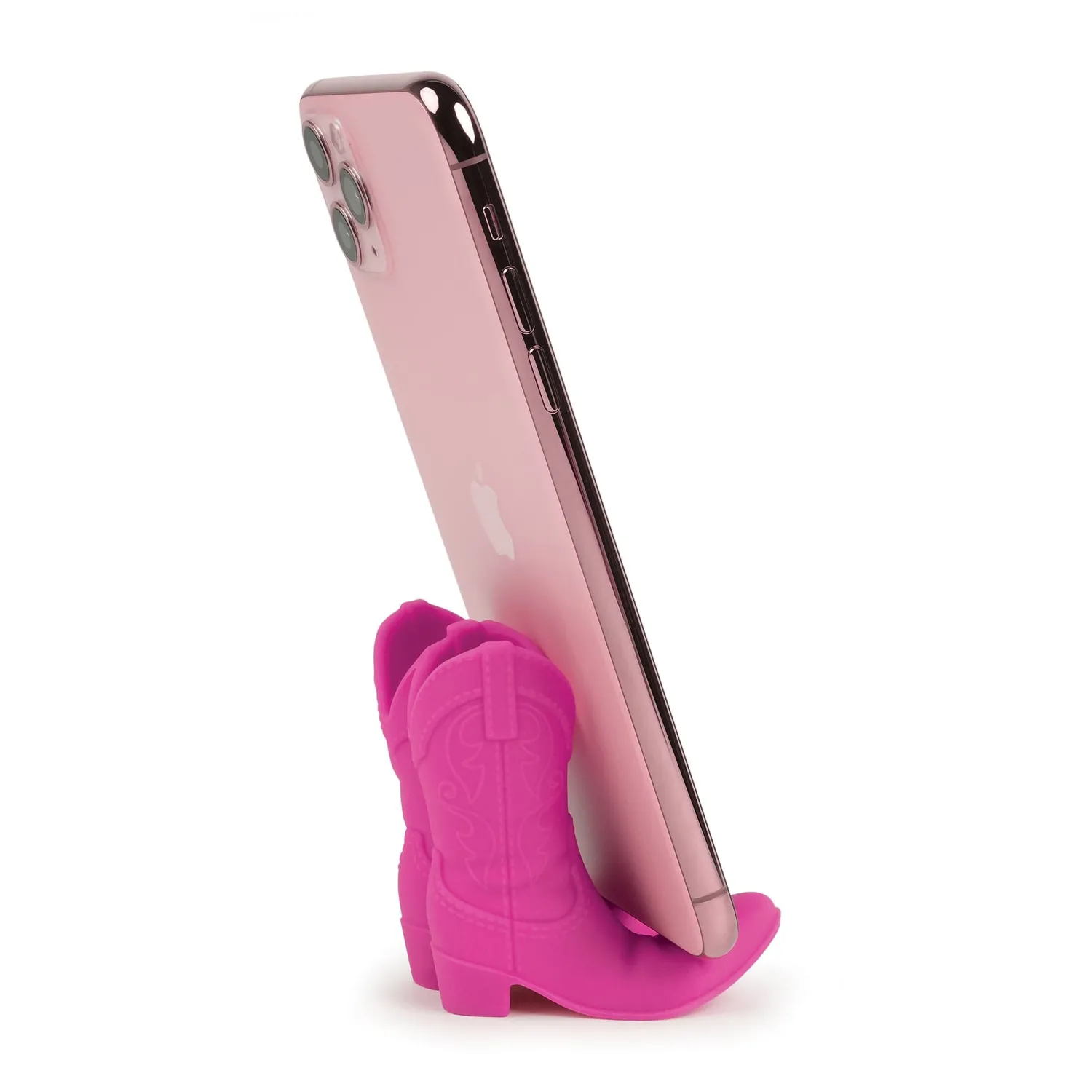 Fred Giddy Up mobilholder brun cowboystøvle silikone