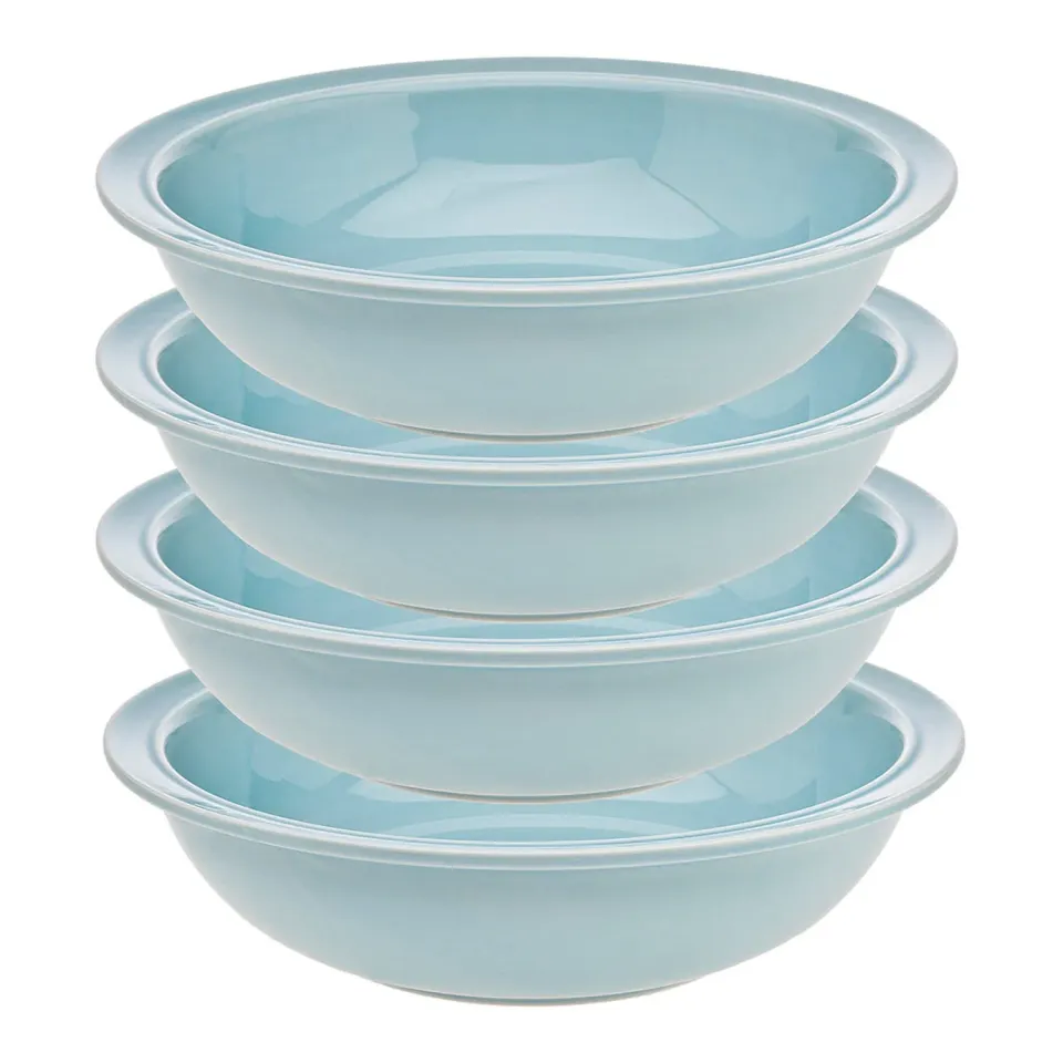 Godinger Chaddsford pastaskål 4 stk blå porcelæn 20 oz