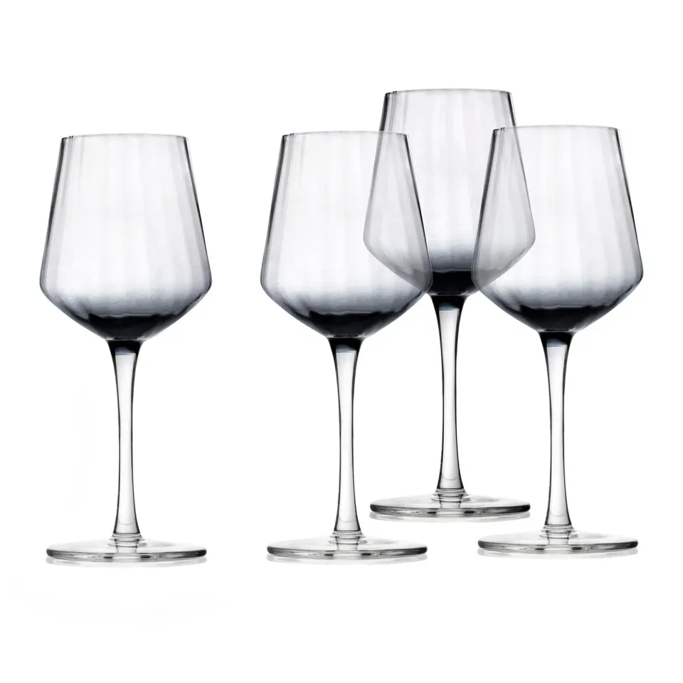Godinger Serena hvidvinsglas 4 stk klar blå 375 ml