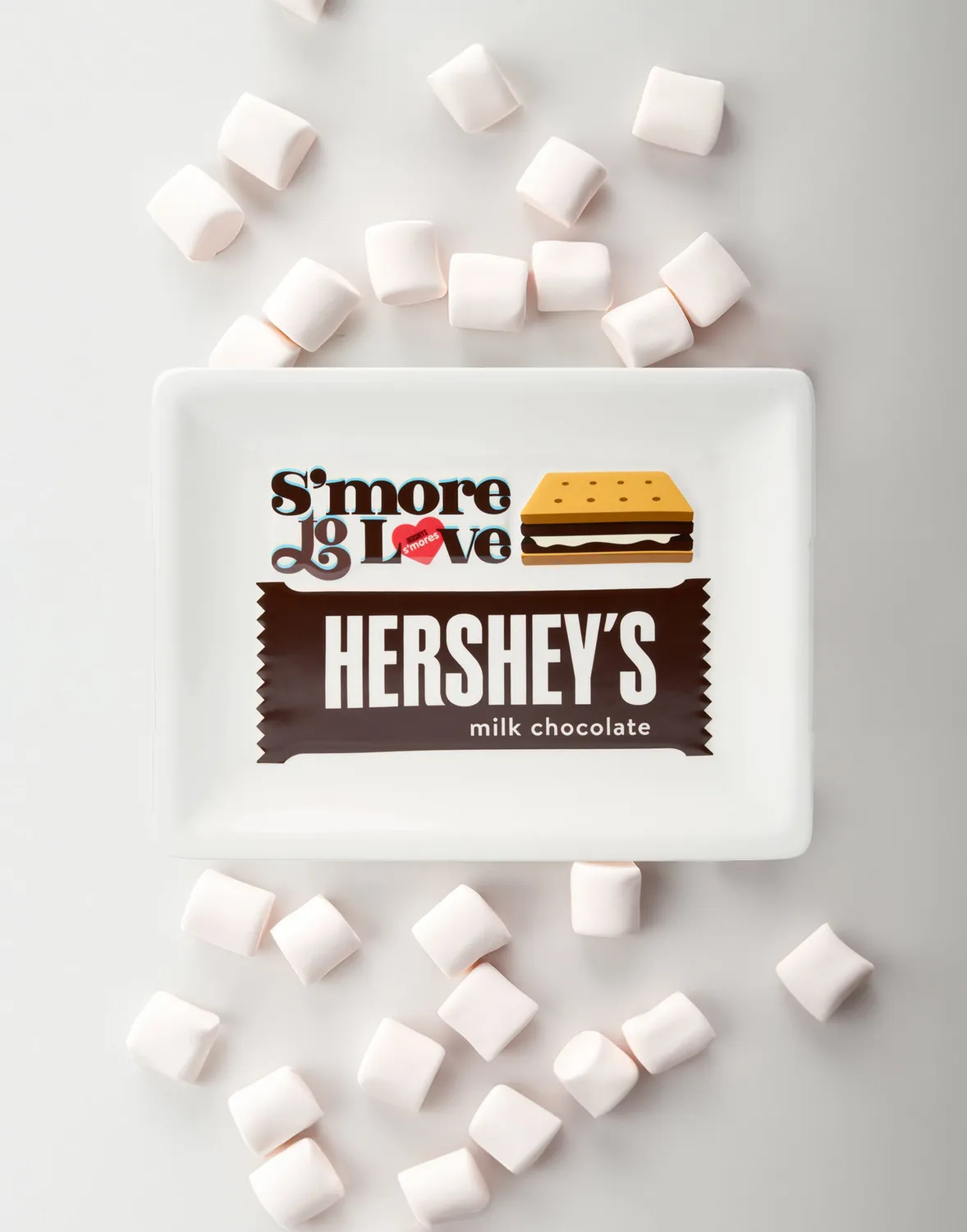 Godinger Hershey's S'mores serveringsfad i porcelæn