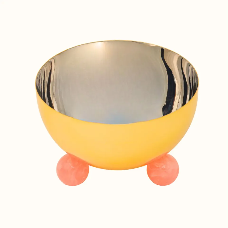Godinger Temari Pink Gold nøddeskål på fod