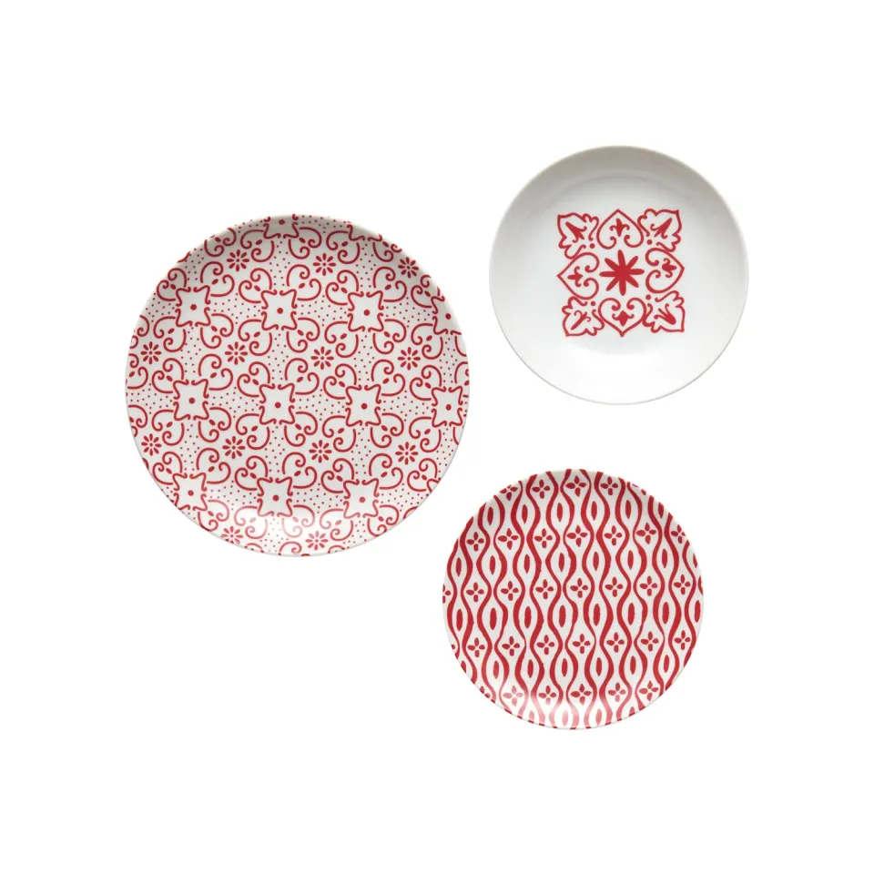 Guzzini Le Maioliche Tiffany stel til 6 personer porcelæn