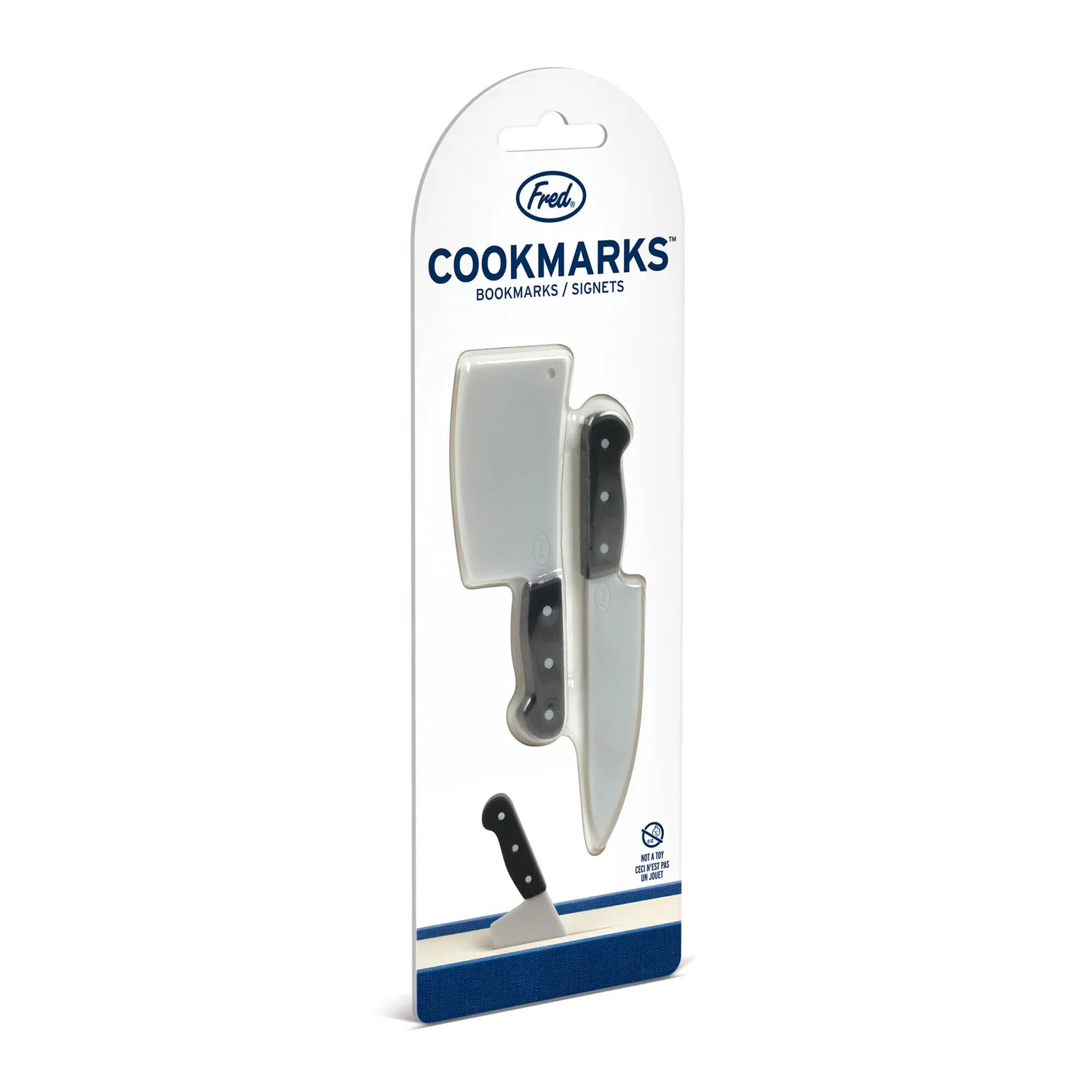Fred & Friends Cookmarks bogmærker knive silikone 2 stk
