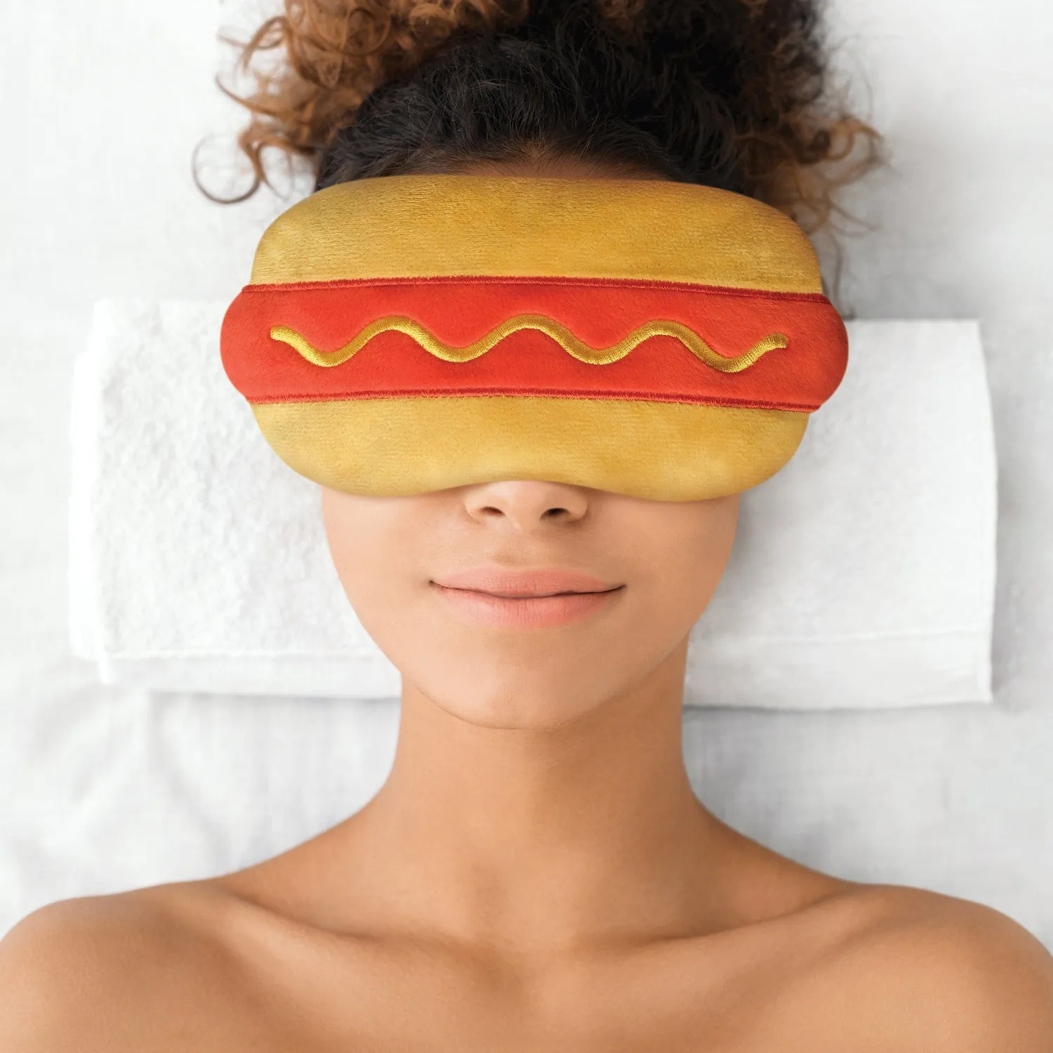 Fred Dream Weenie øjenpude hotdog med lavendel