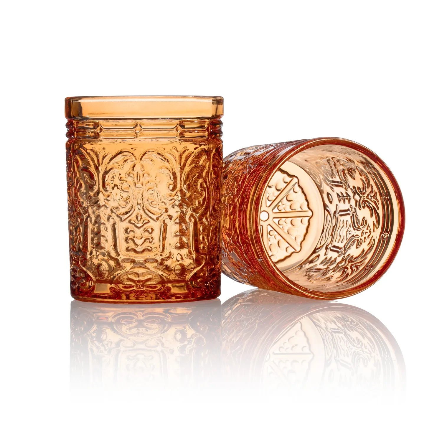 Godinger Jax glas old fashioned orange 4 stk