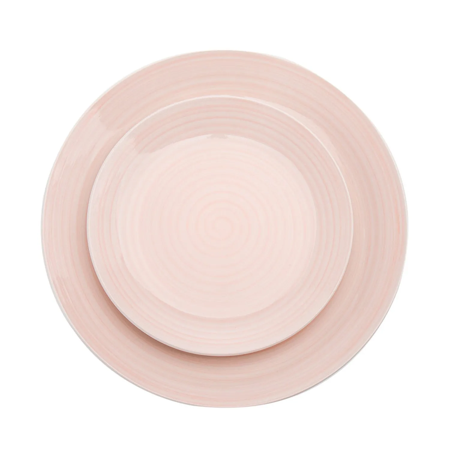 Godinger Spiral stel 12 dele porcelæn rosa til 4