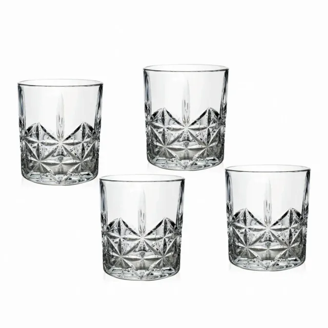 Godinger Tilden whiskyglas 4 stk klar krystal