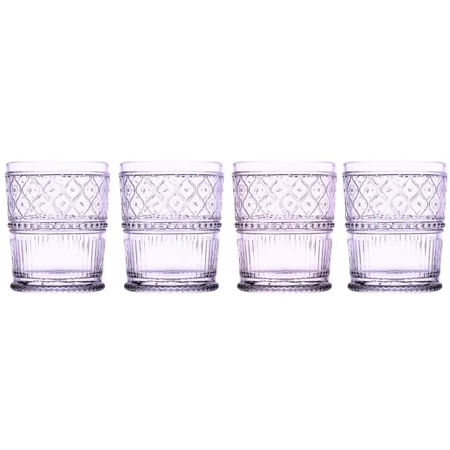 Godinger Claro Lavender whiskyglas 4 stk 12 oz lavendel