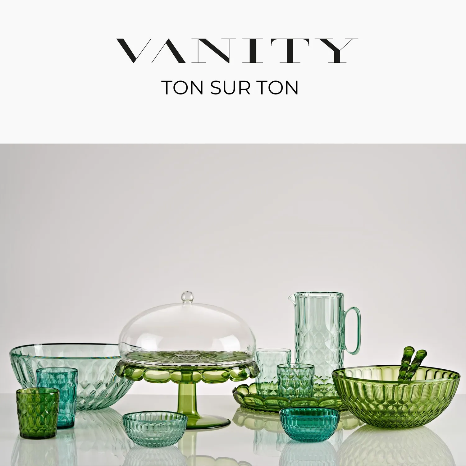 Guzzini Vanity højt drikkeglas No 3 transparent