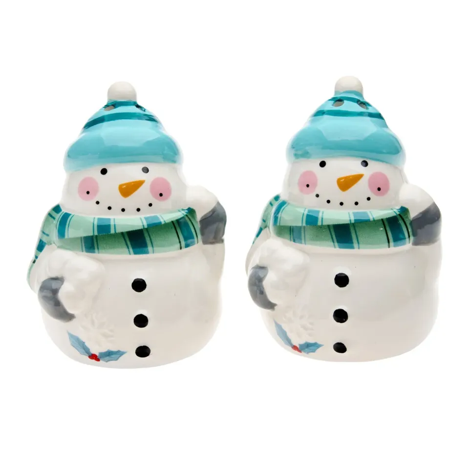 Godinger Winter Weather Snowman salt- og pebersæt jul