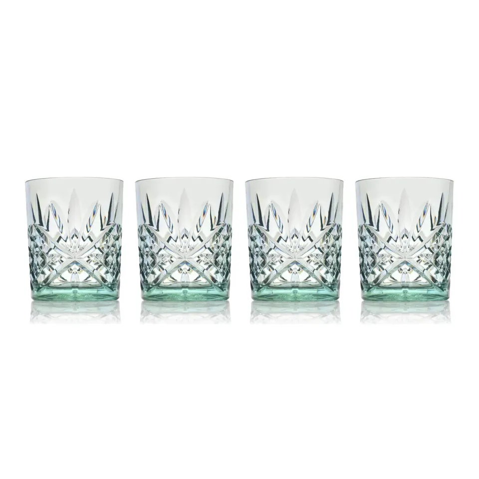 Godinger Dublin whiskyglas 4 stk seafoam akryl 12 oz