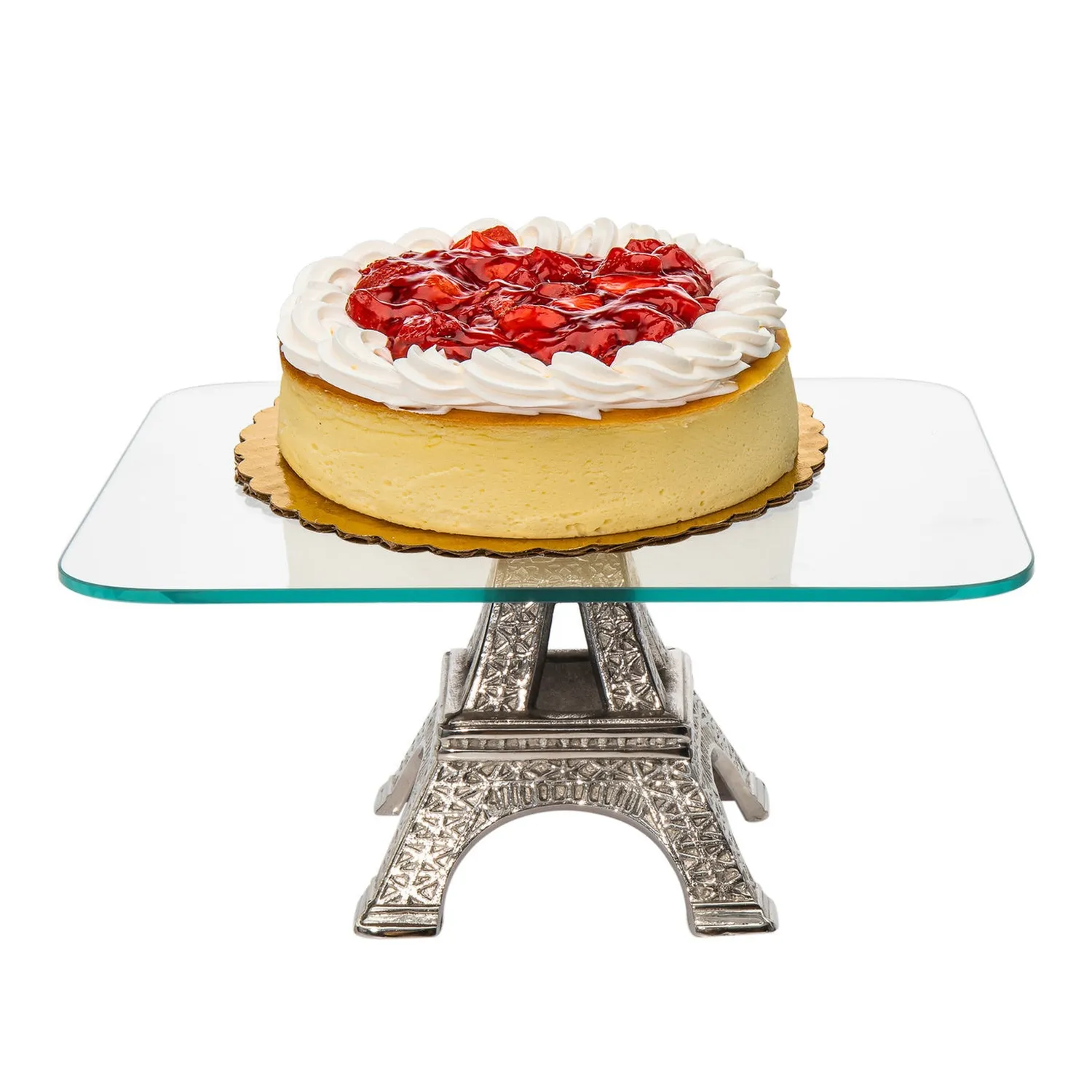 Godinger Eiffel Tower kagefad på fod glas 30 cm