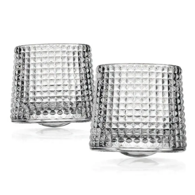 Godinger Revolve whiskyglas 2 stk klar krystal