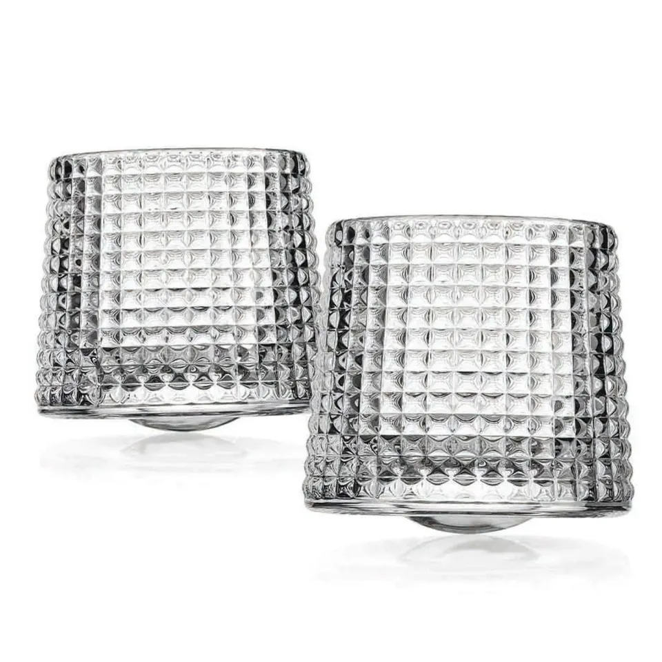 Godinger Revolve whiskyglas 2 stk klar krystal