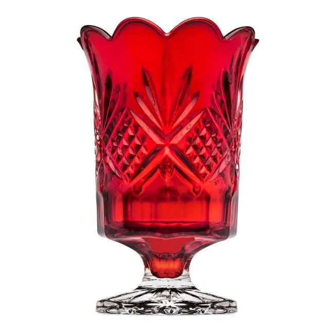 Godinger Dublin Crystal hurricane rød