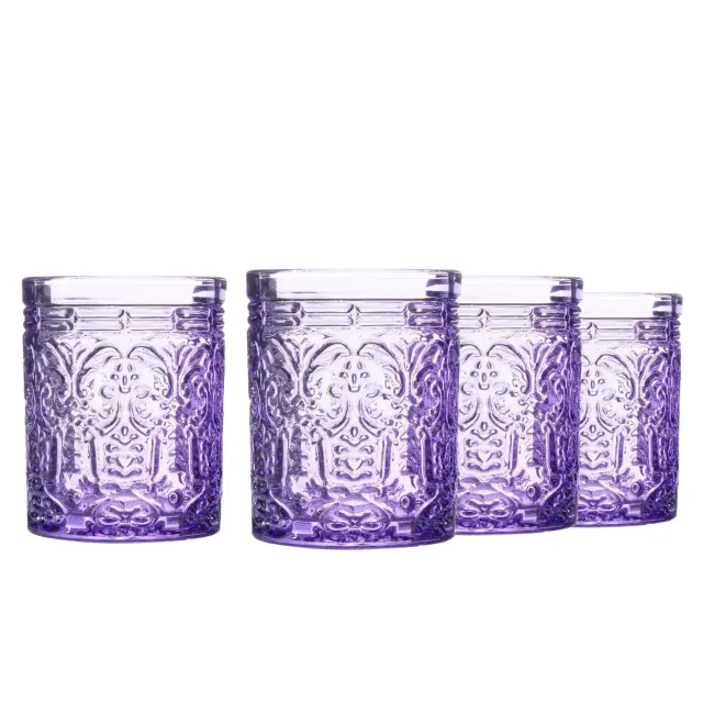 Godinger Jax whiskyglas lavendel 4 stk 33 cl