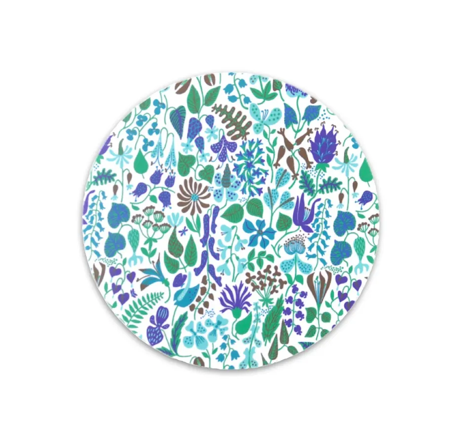 Opto Design Herbarium Turquoise grytunderlag Ø21 cm turkis