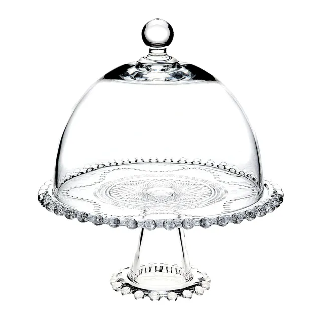 Godinger Chesterfield Wide Cake Dome kageklokke glas