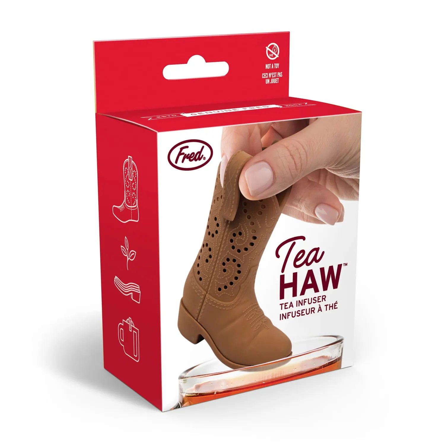 Fred & Friends Tea-Haw støvle teinfuser silikone