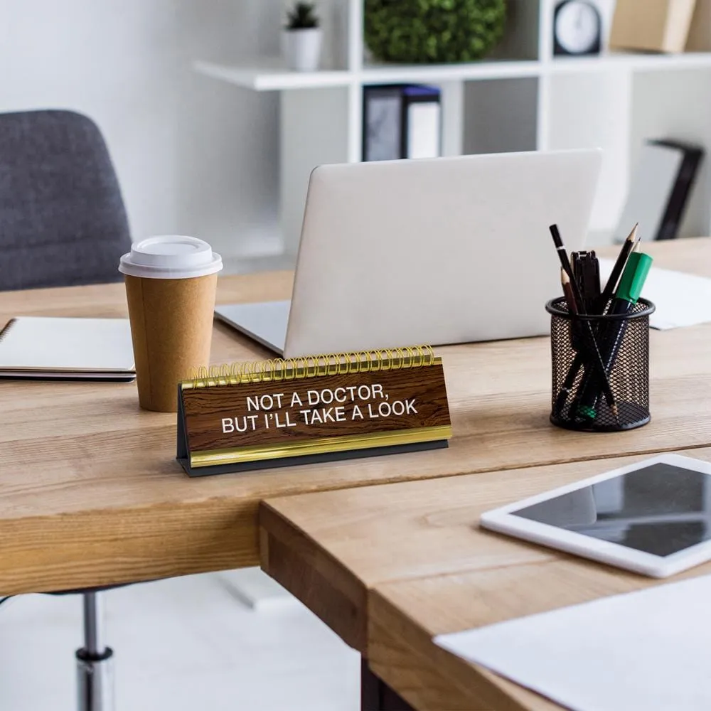 Fred Daily Desk Plaque bordskilt 50 tekster