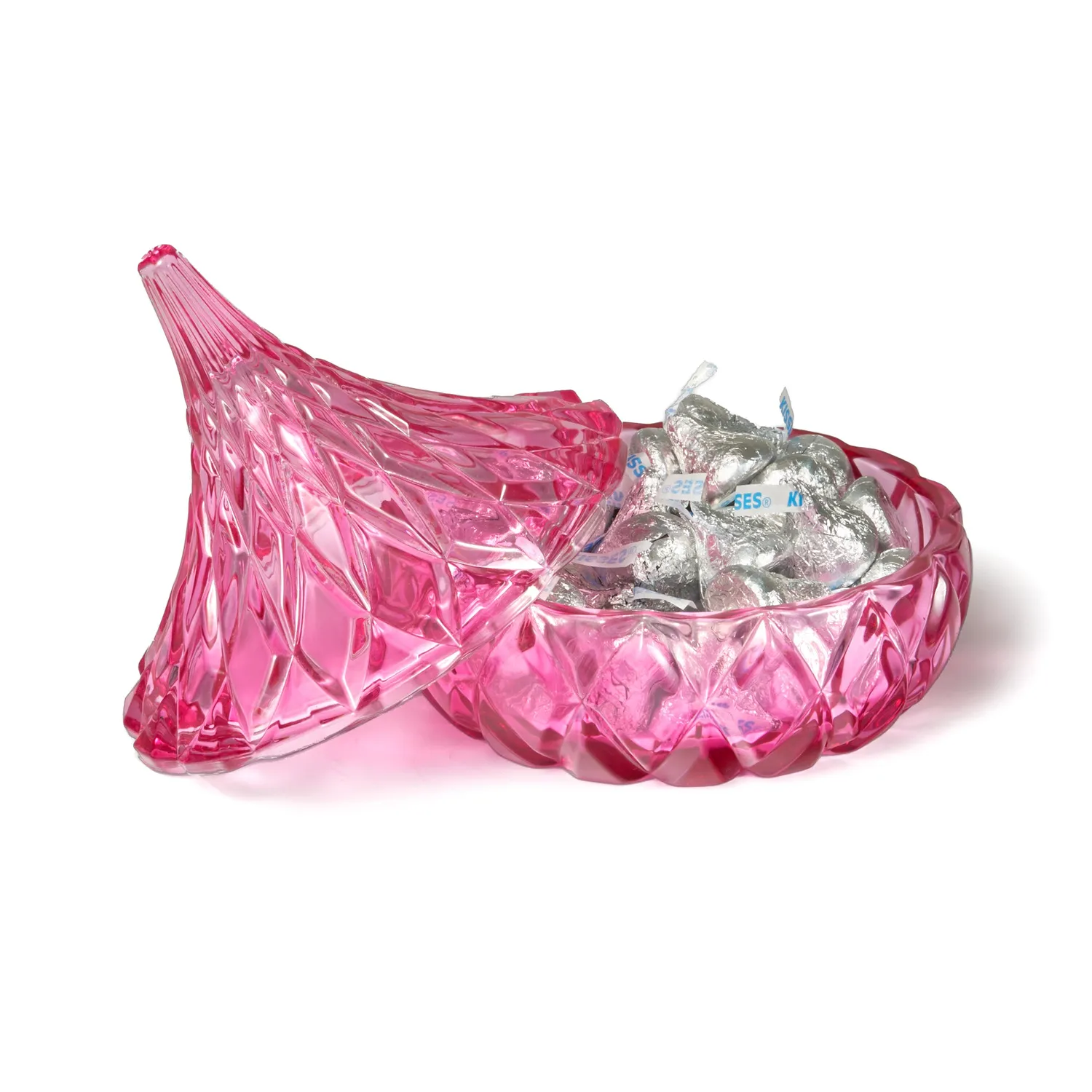 Godinger Hershey's Kisses slikskål pink krystal