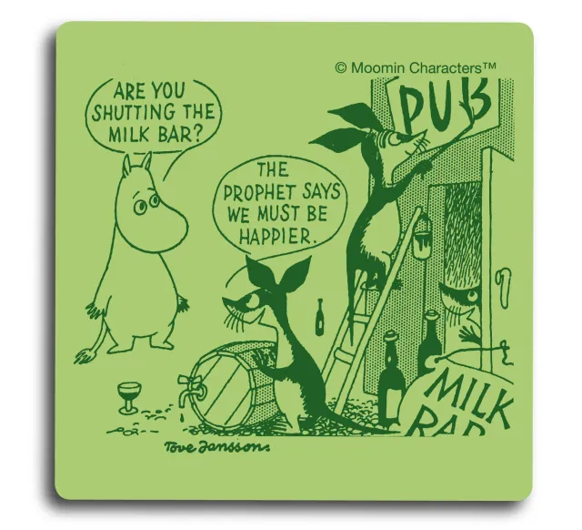 Opto Design Moomin Milkbar bordskåner 9x9 cm birkefinér