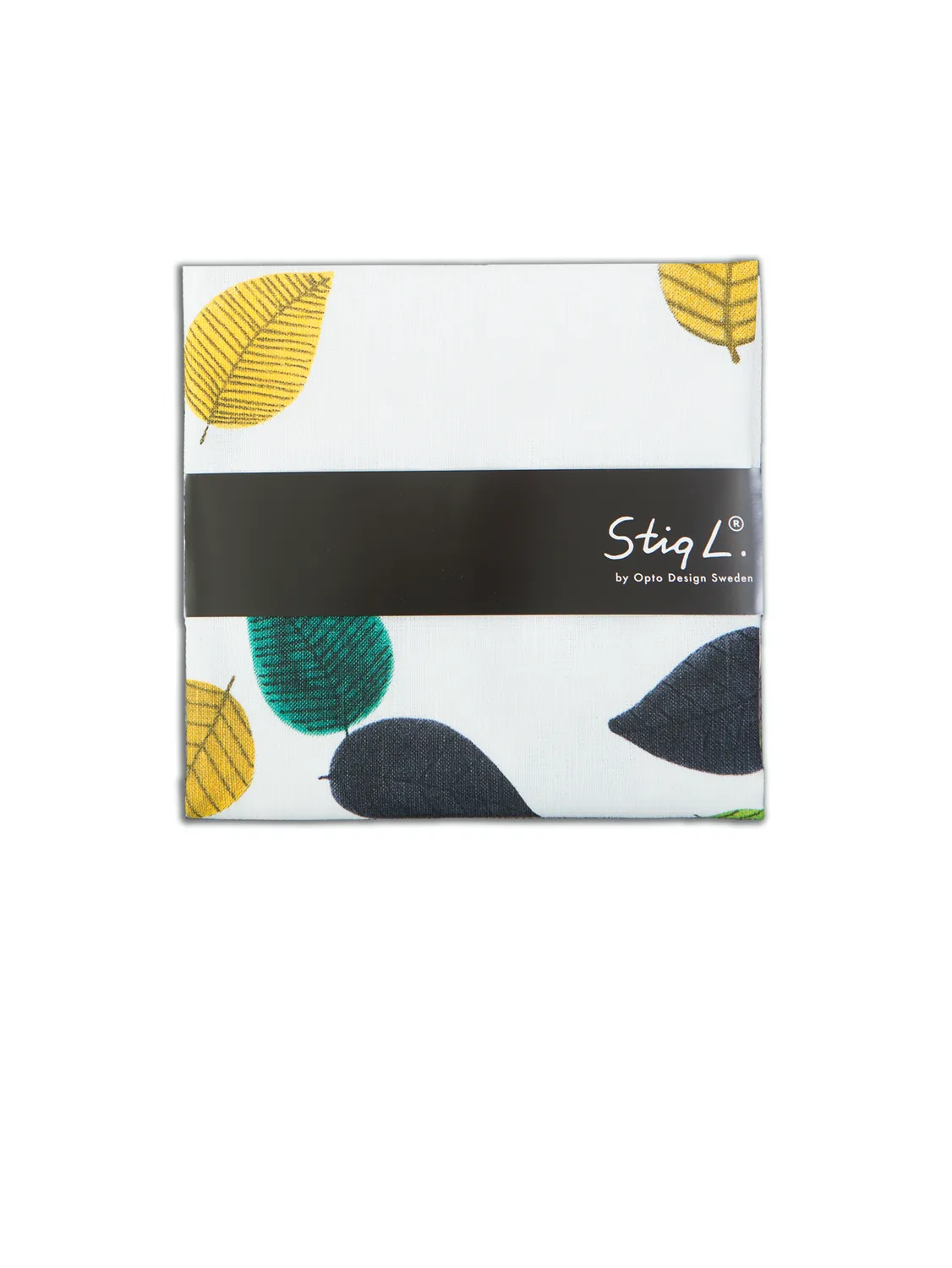 Opto Design Dancing Leaves viskestykke 50x70 hør