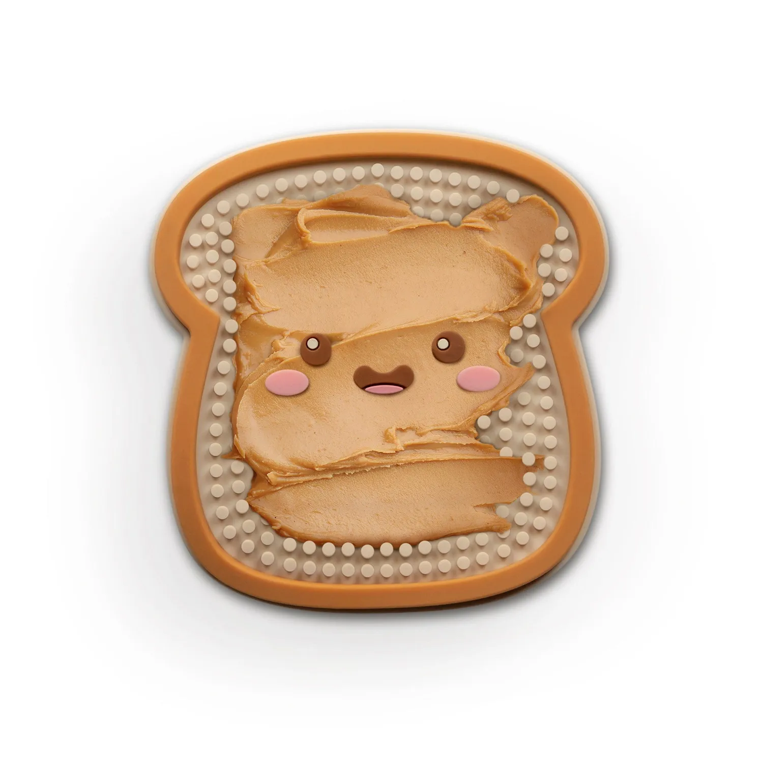 Fred Distract-O-Mat slikkemåtte toast silikone