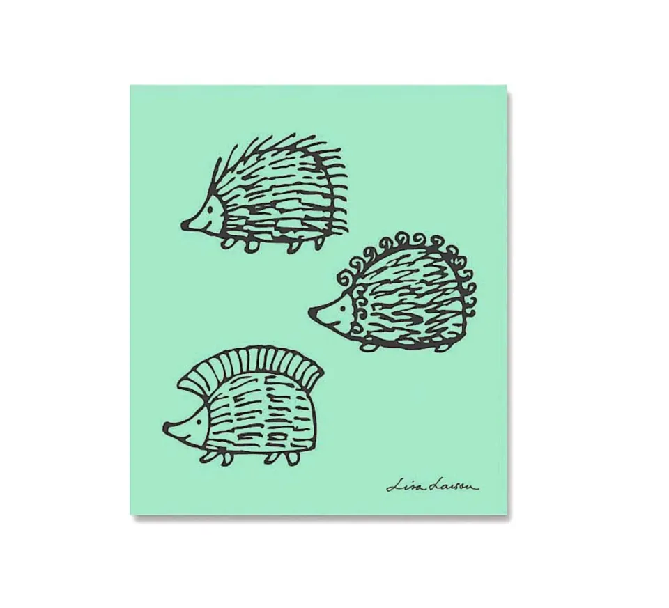 Opto Design Iggy Piggy Punky karklud grøn 17x14,5 cm