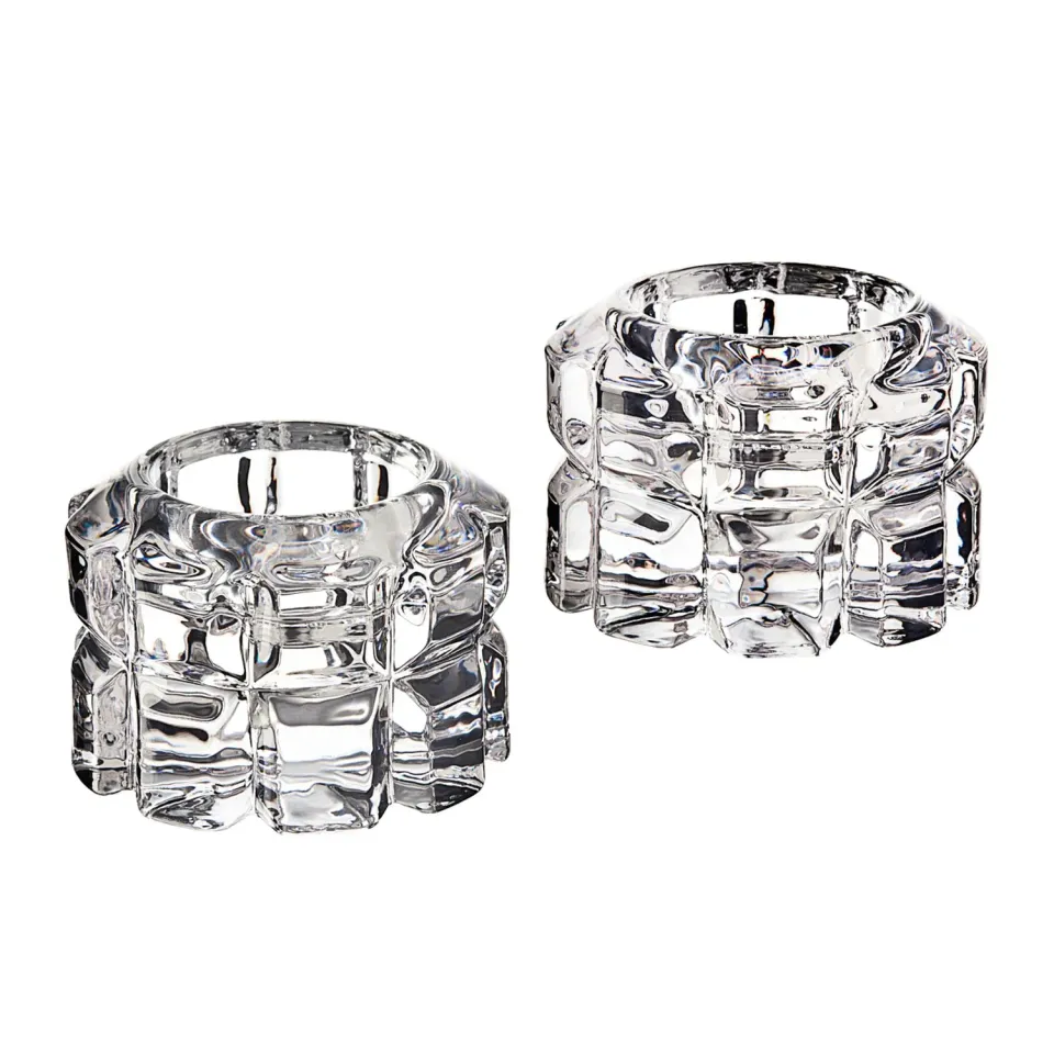 Godinger Diamante Votive fyrfadsstage klar krystal