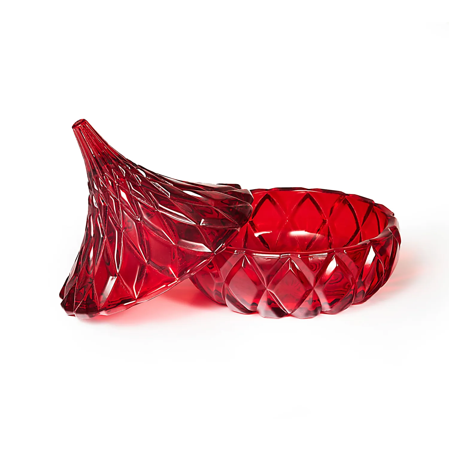 Godinger Hershey's Kisses slikkrukke rød krystal
