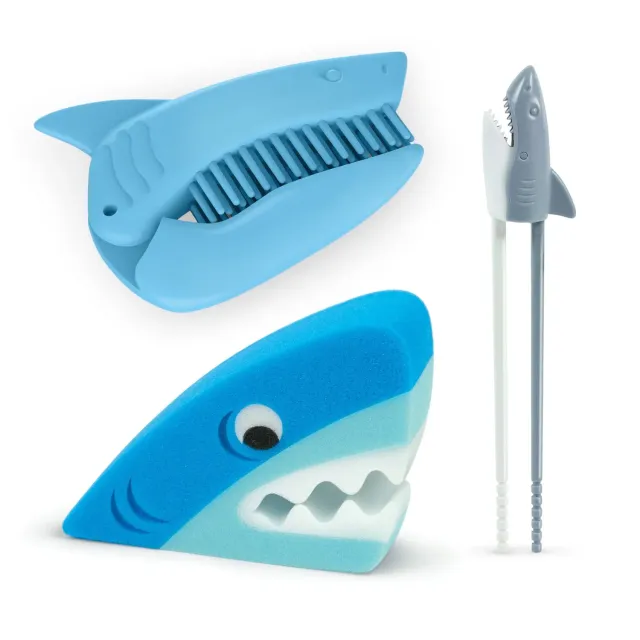 Fred Shark børnesæt 3 dele haj
