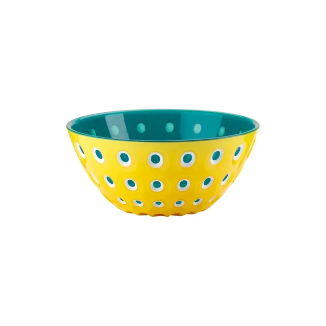 Guzzini Le Murrine skål Ø25 cm gul hvid akvamarin