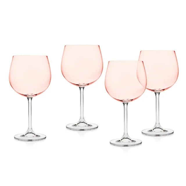 Godinger Meridian Blush ballonglas 4 stk rosa