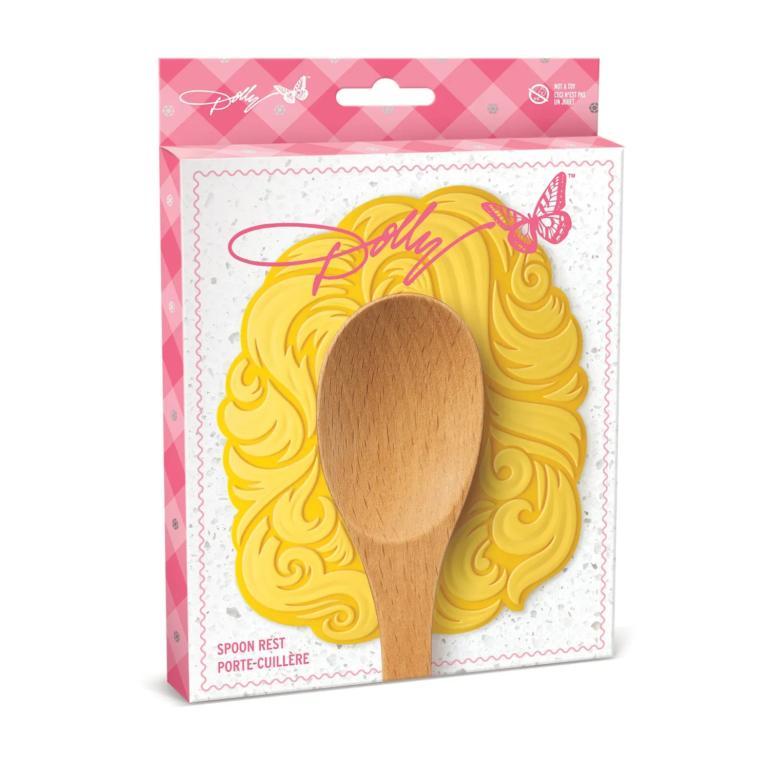 Fred Dolly Spoon Rest skeskeholder gul silikone